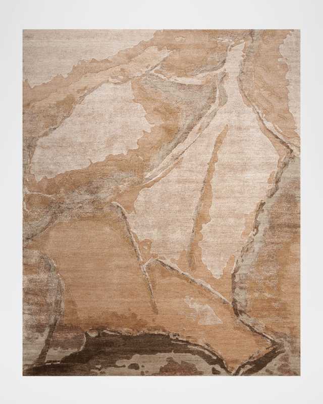 Shadowing Hand-Knotted Rug, 9' x 12'