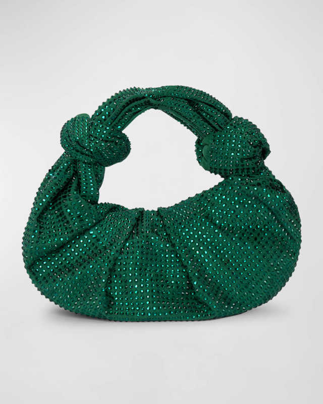 Lopsy Crystal Top-Handle Bag