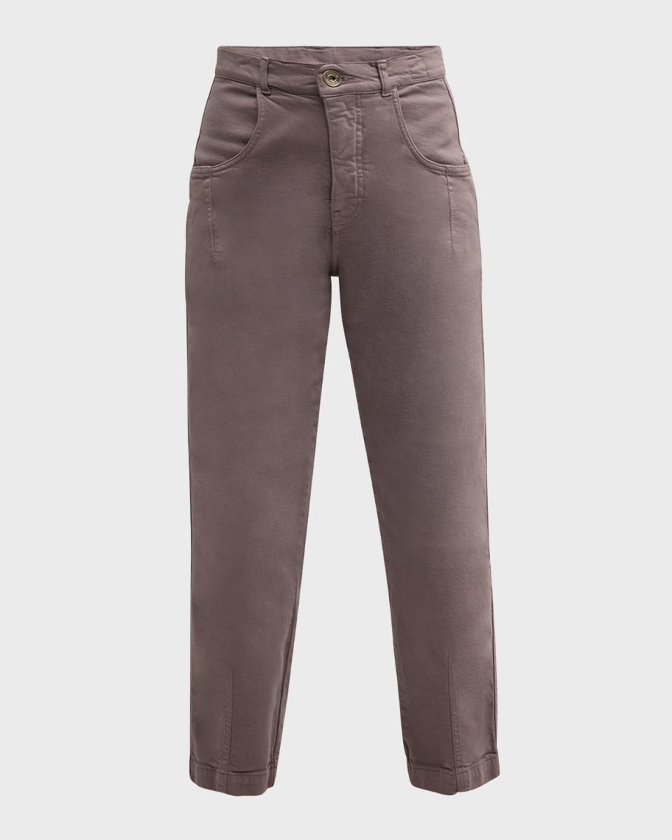 High-Rise Cropped Pants