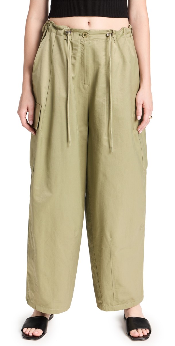 Moon River Wide Leg Pants Olive