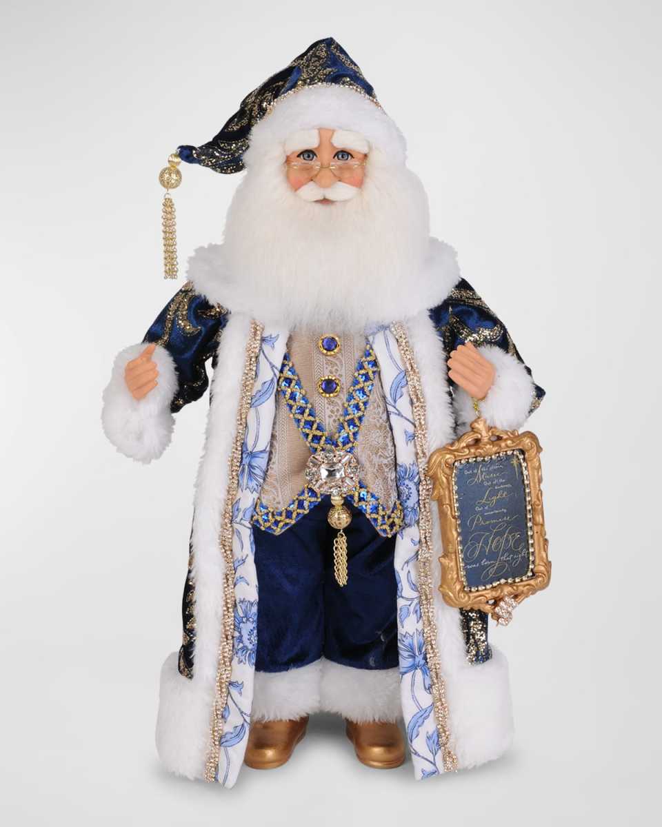 Chinoiserie Santa Christmas Figure