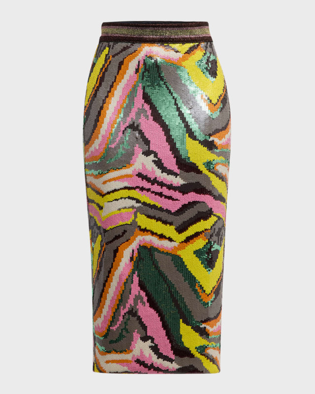 Pop Art Liza Sequined Skirt