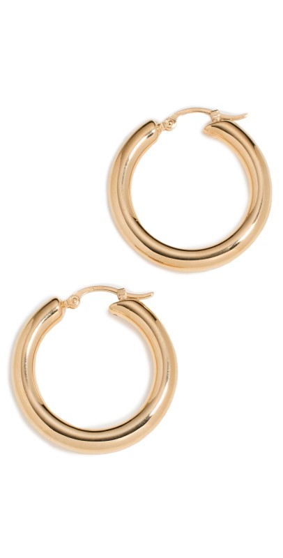Ariel Gordon Jewelry 14k Junior Helium Hoops Gold