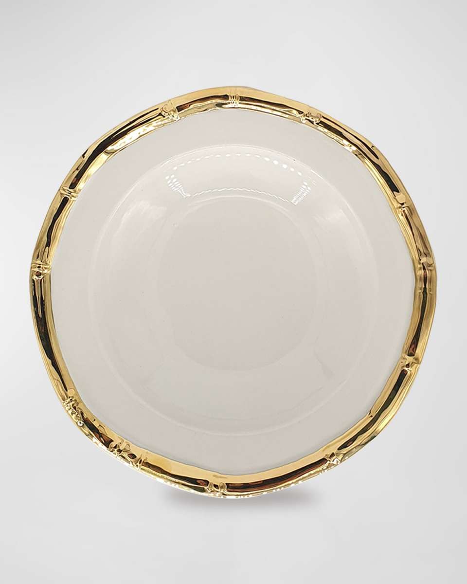 Bamboo Gold Dessert Plate, Set of 4