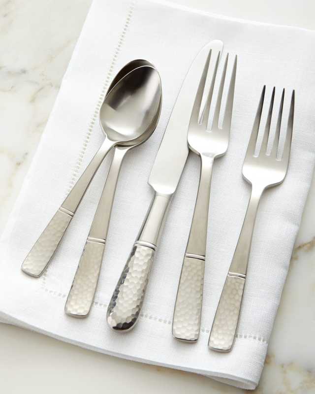 5-Piece Carine Flatware Place Setting - Bright Satin