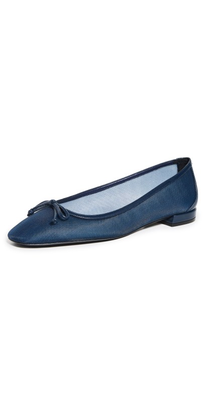 Stuart Weitzman Arabella Ballet Flats Nice Blue