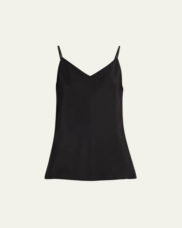 Eva Luxe Charmeuse Bias Tank