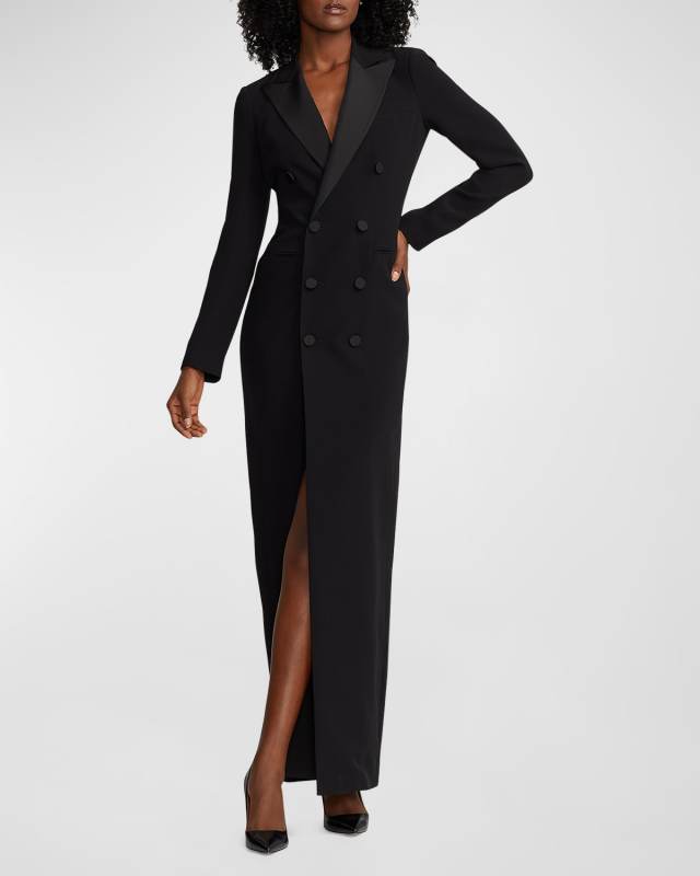Kristian Double-Breasted Evening Dress