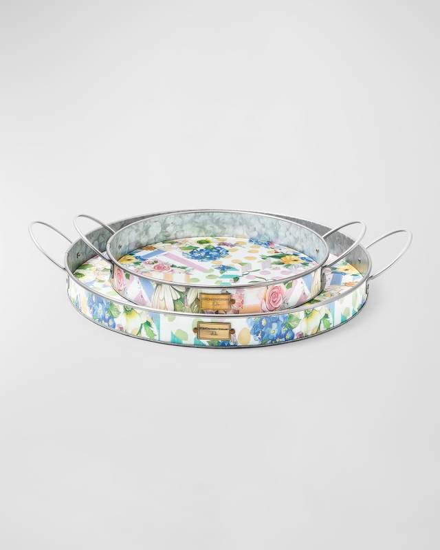 Wildflowers Serving Trays, Set of 2