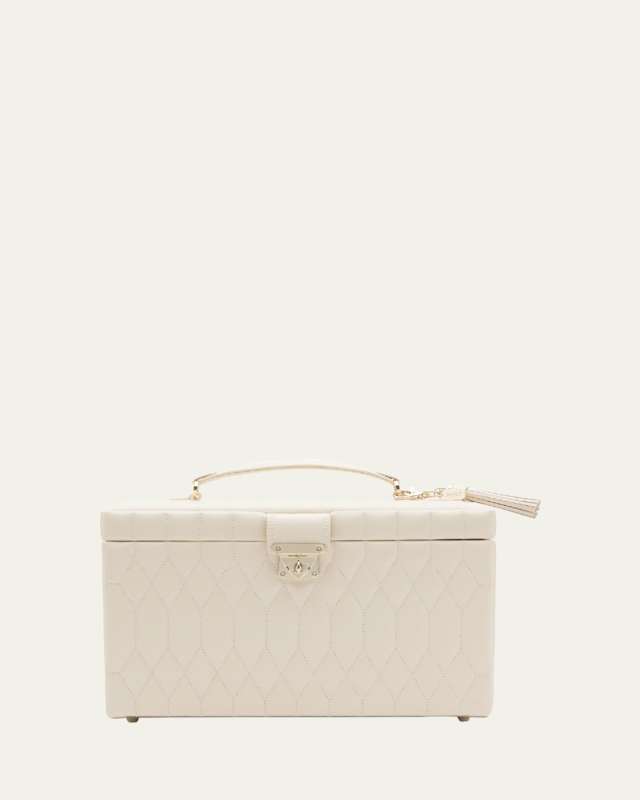 Caroline Ivory Large Jewelry Case