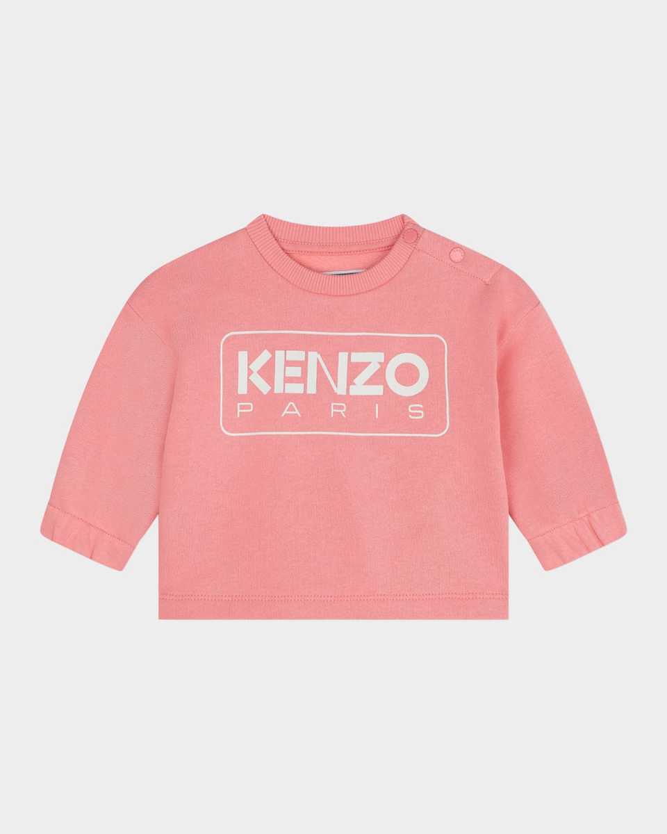 Girl's Logo-Print Sweatshirt & Trousers Set, Size 18M-3