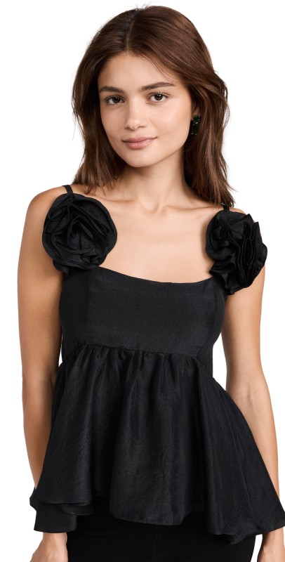 Azeeza Raleigh Top Black