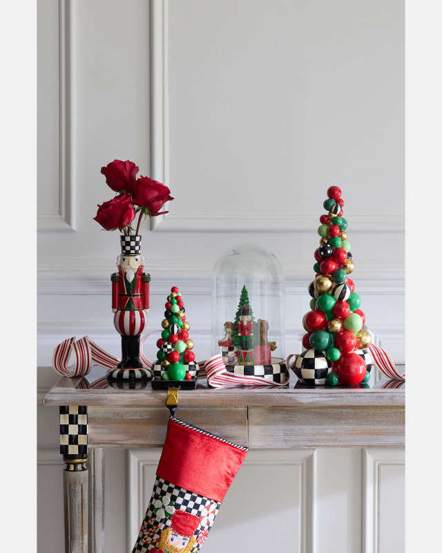 Cozy Christmas Bauble Tree Stocking Hook