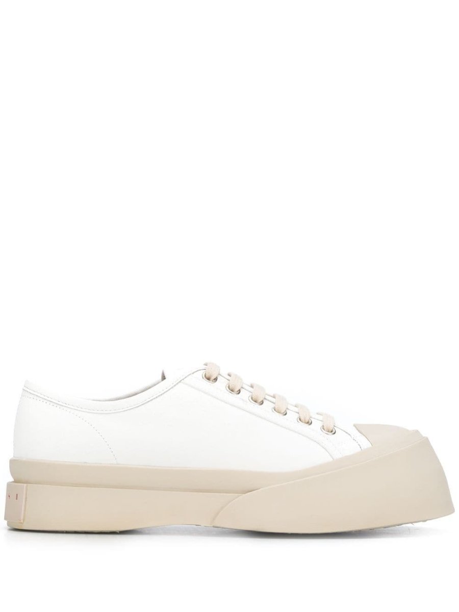 Pablo leather lace-up sneakers