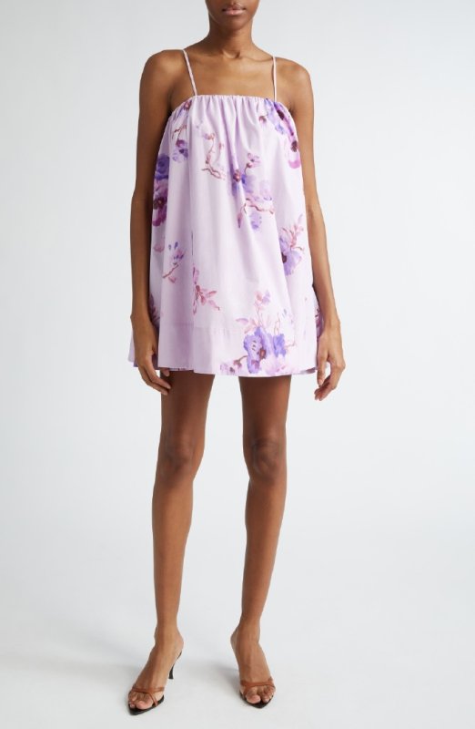 Zimmermann Lightburst Puff Minidress