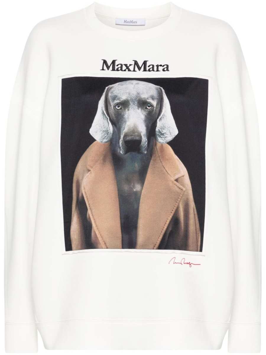 Wegman-print sweatshirt