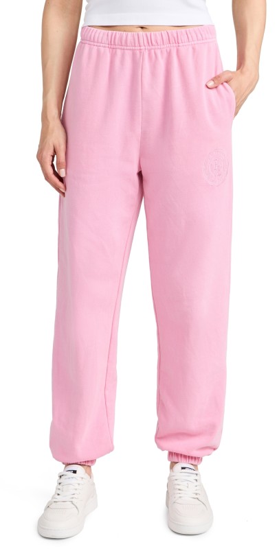 P. E NATION Alpha Track Pants Washed Prism Pink