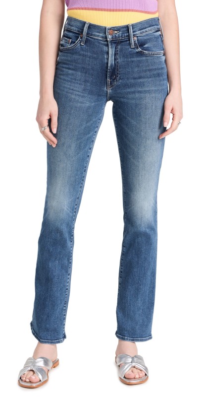MOTHER The Outsider Sneak Jeans Dark And Stormy Night