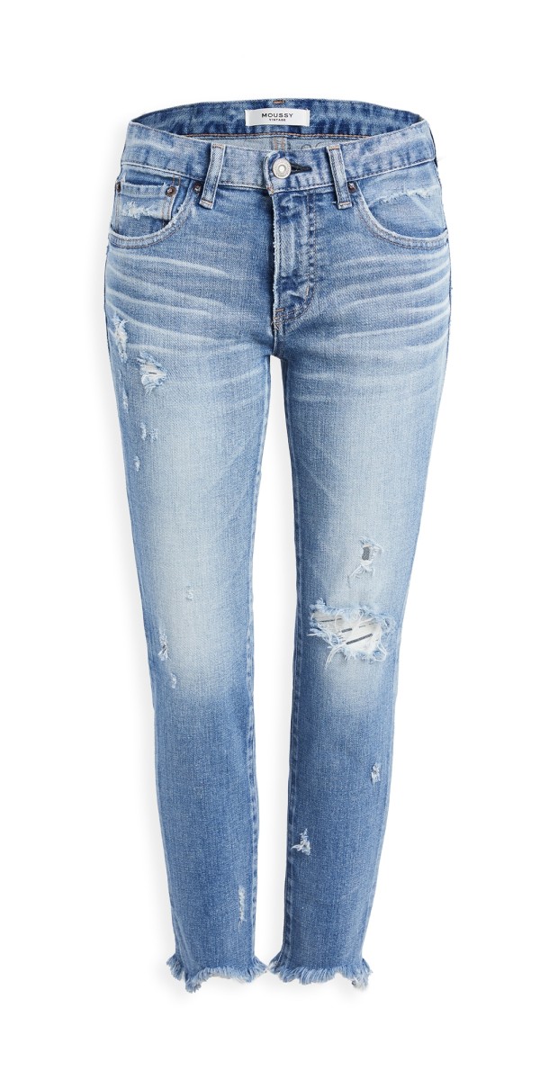 MOUSSY VINTAGE Glendele Skinny Jeans Light Blue Light Blue