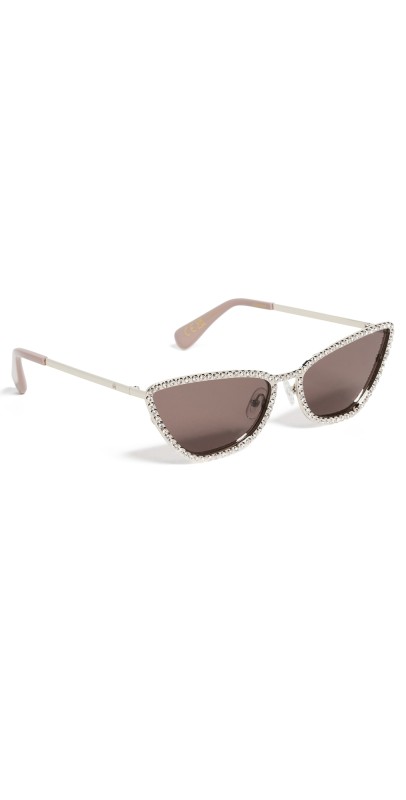Lele Sadoughi Dolly Cat Eye Sunglasses Crystal
