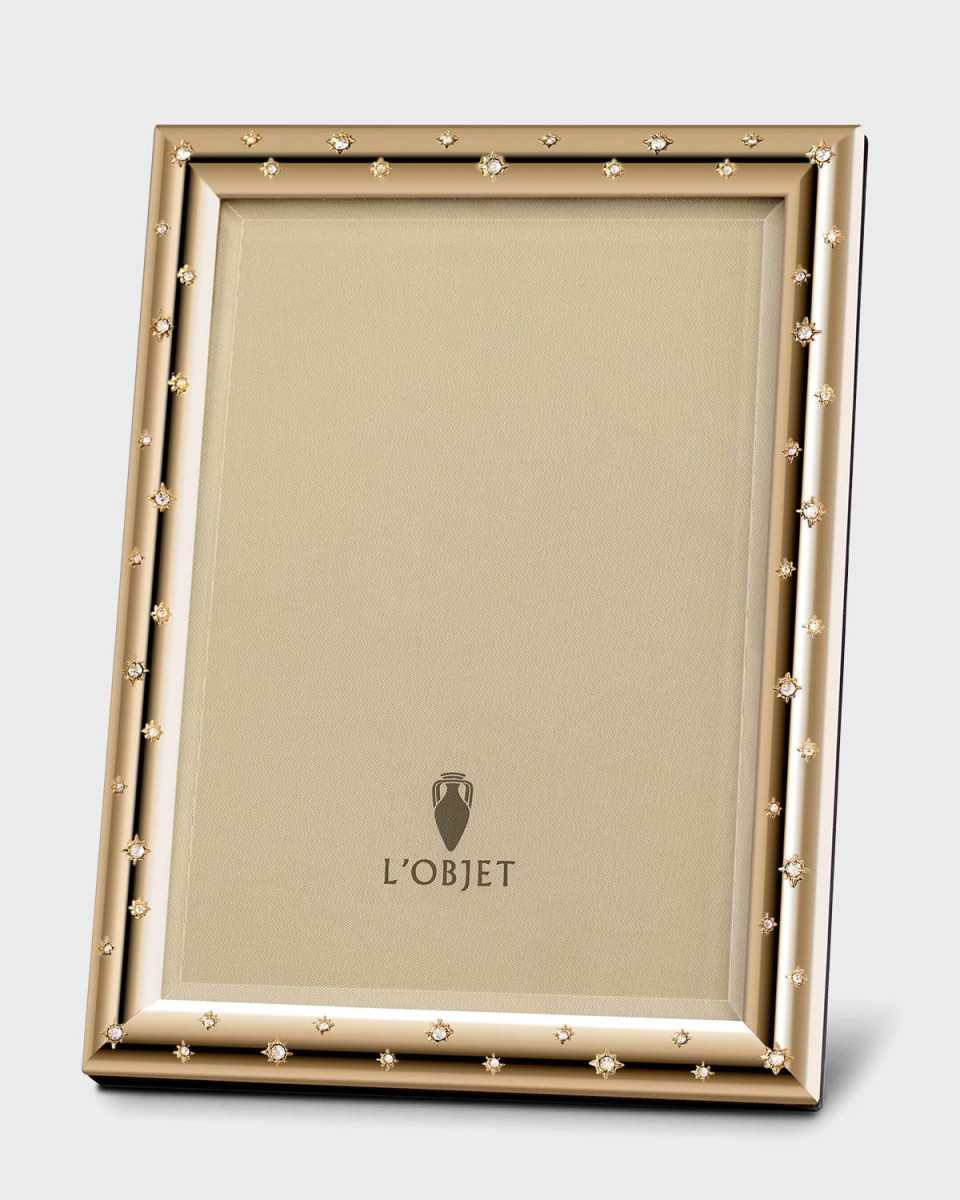 Stars Gold Picture Frame, 5" x 7"