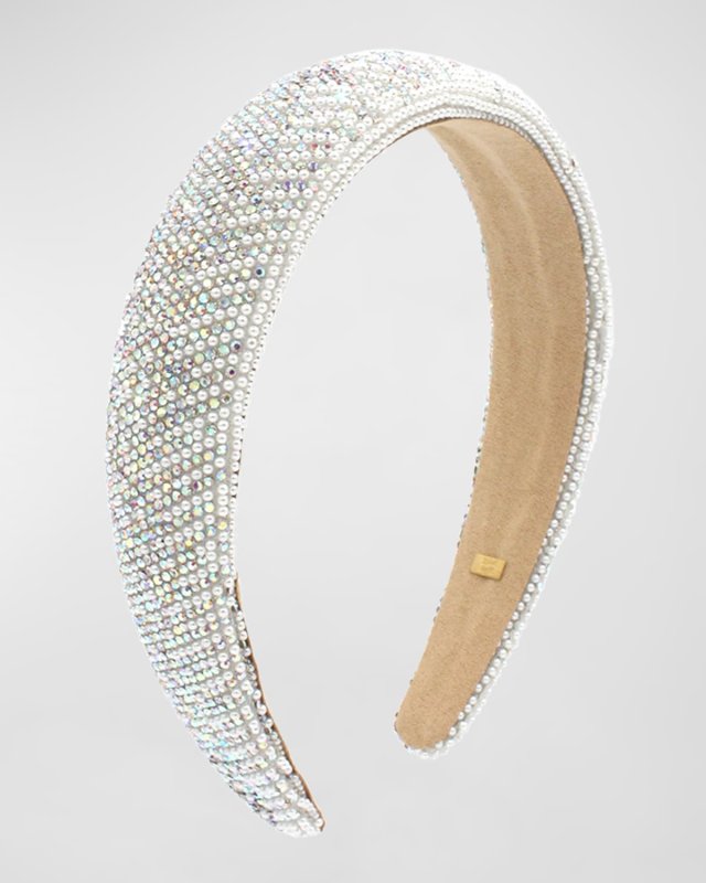 Girl's Ombre Pearl/Crystal Headband