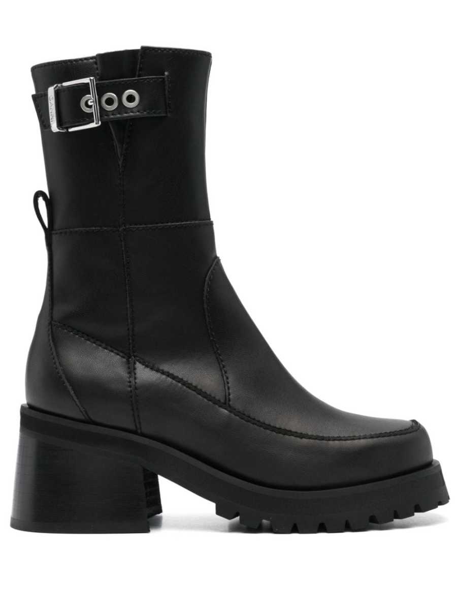 70mm faux-leather boots