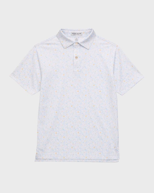 Boy's Sandtrapped Performance Jersey Polo Shirt, Size XS-X