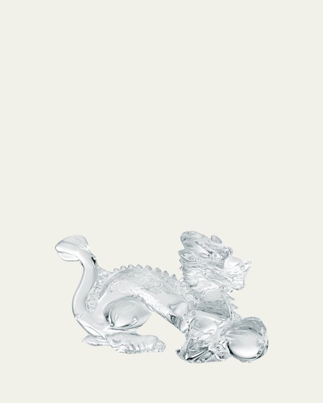 Clear Dragon Figurine