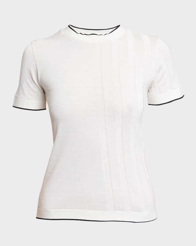 Contrast Tipping T-Shirt