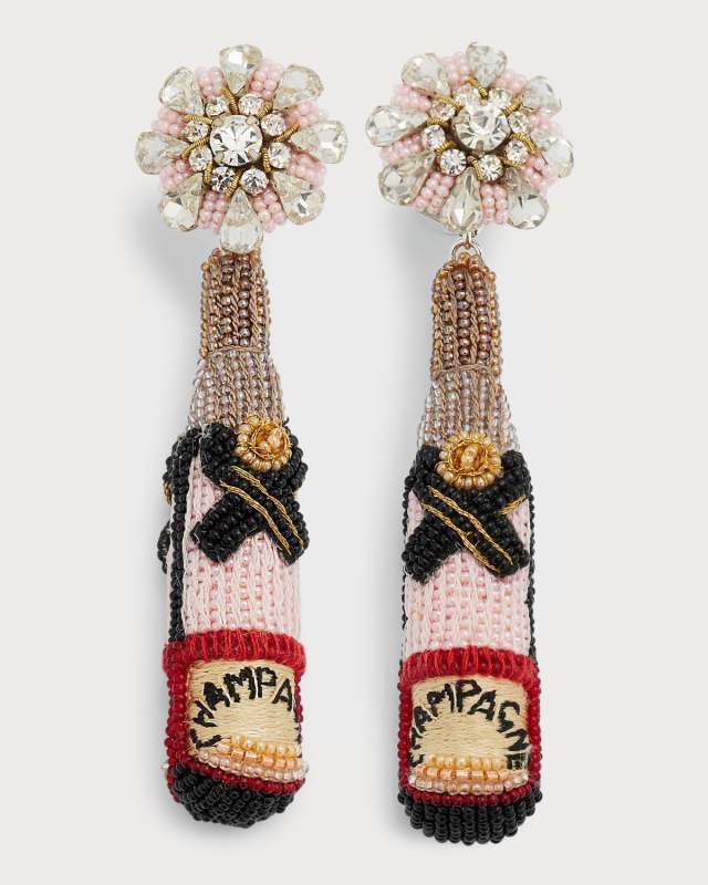 Rose Bottle Earrings