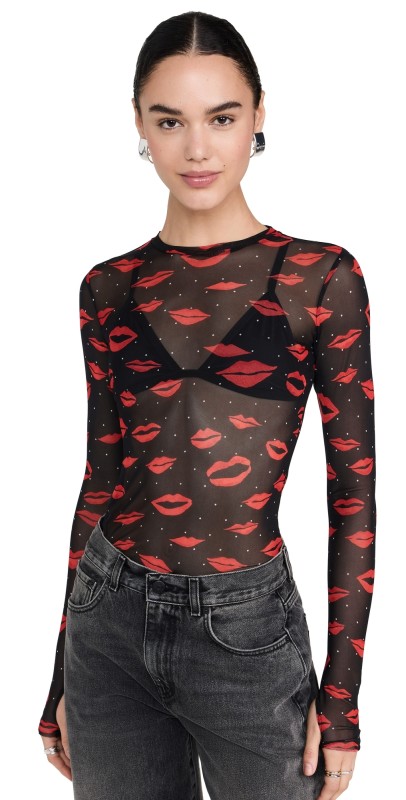 AFRM Kaylee Top Rouge Kiss