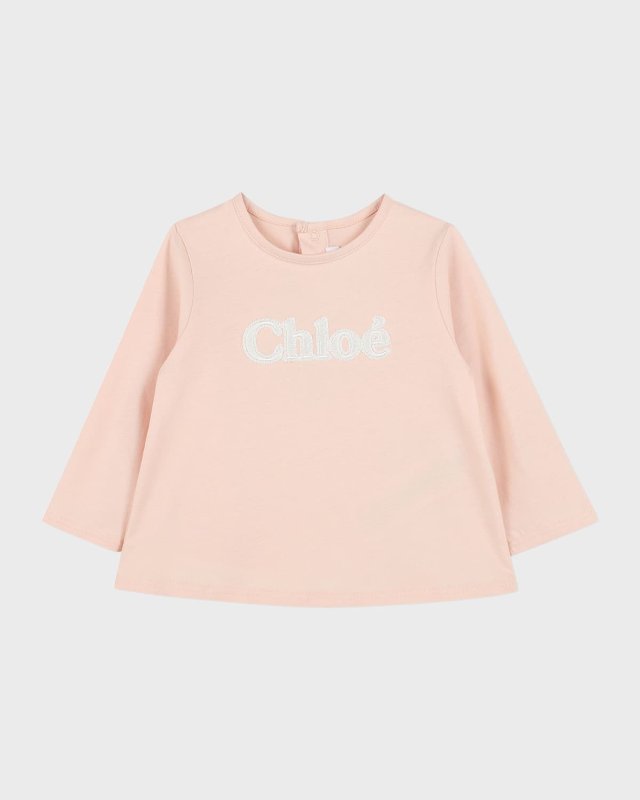 Girl's Logo Embroidered T-Shirt, Size 6M-3