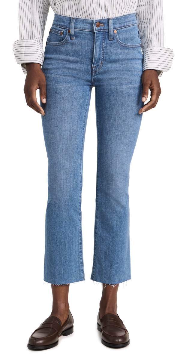 Madewell Mid Rise Kick Out Jeans Cherryville Wash