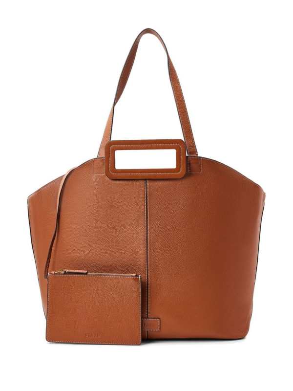 logo-appliqué tote bag