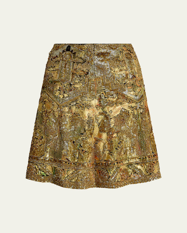 Kathleen Embellished Georgette Skirt