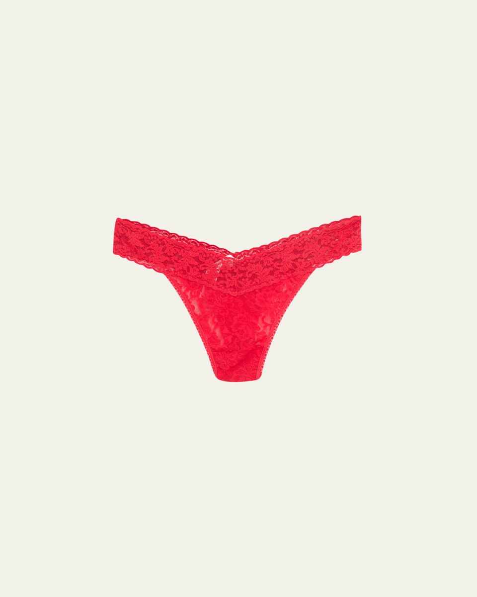 Signature Lace Original Rise Thong