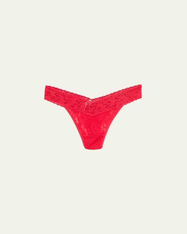 Signature Lace Original Rise Thong