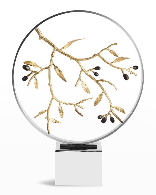 Olive Branch Sculptural Urn