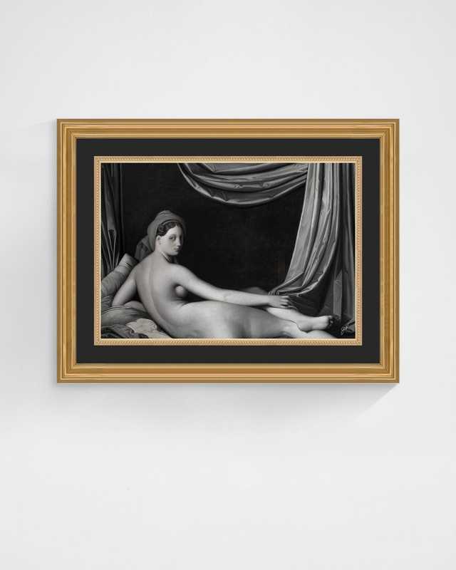"Venus Noir II" Framed Giclee by Jackie Von Tobel, 30" x 23"