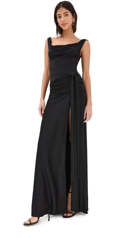 rabanne Robe Dress Black