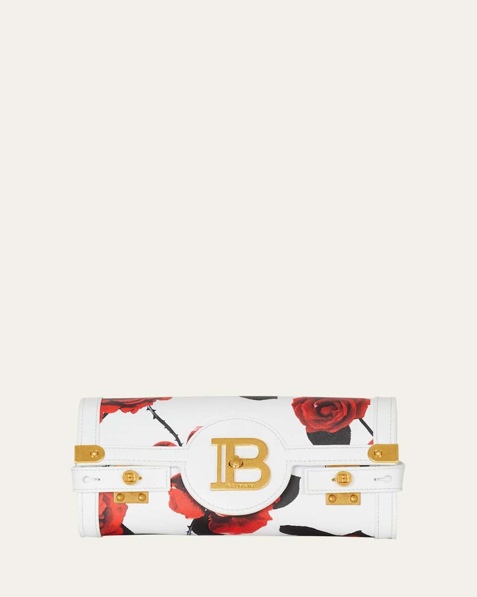 BBuzz 23 Wallet on a Chain in Rose Printed Leather