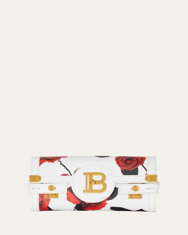 BBuzz 23 Wallet on a Chain in Rose Printed Leather