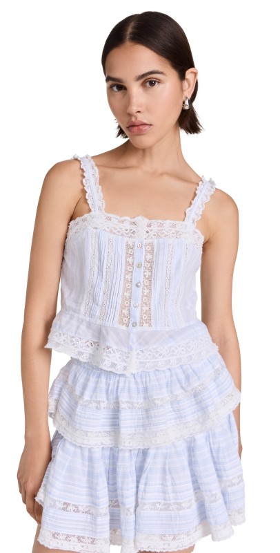 LoveShackFancy Vietta Top Vintage Voyage