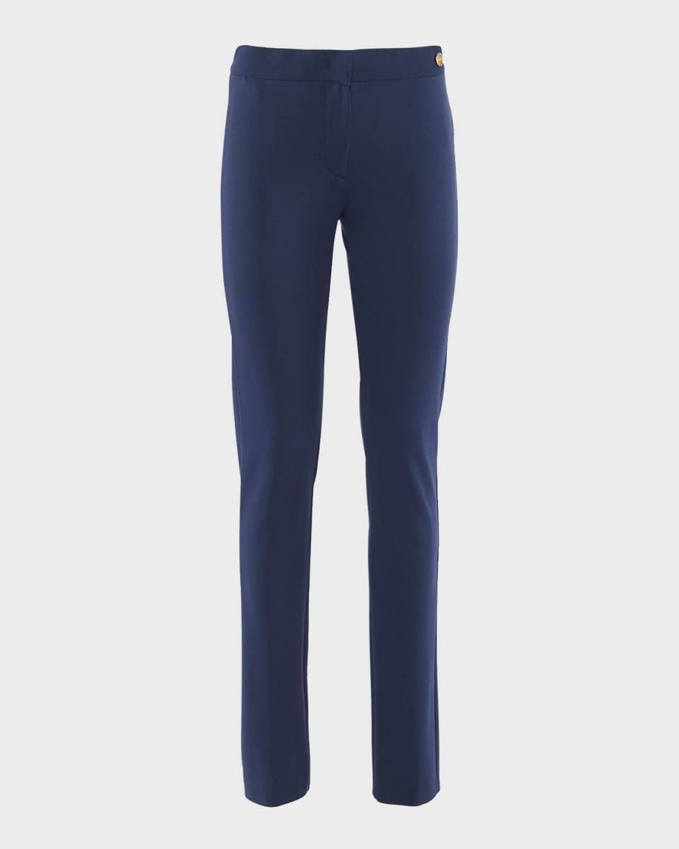 Mia Skinny Crepe Jersey Pants