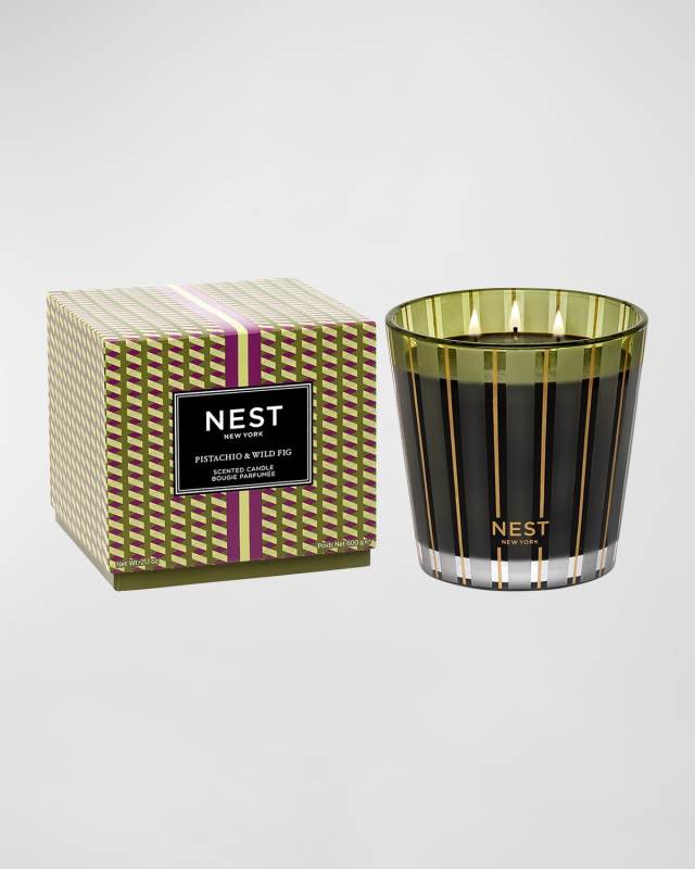 Pistachio and Wild Fig 3-Wick Candle, 21.1 oz.