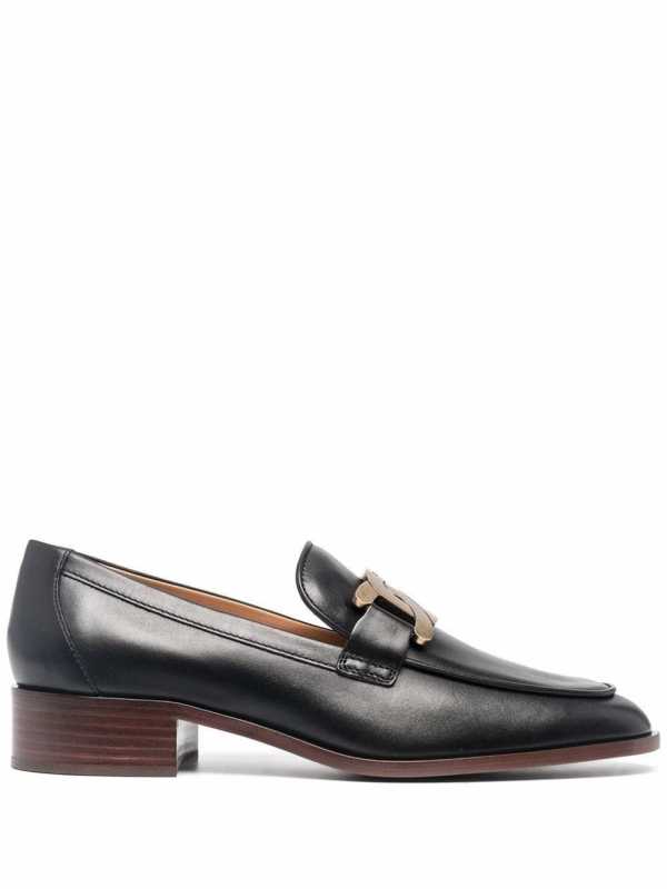 chain-link detail loafers