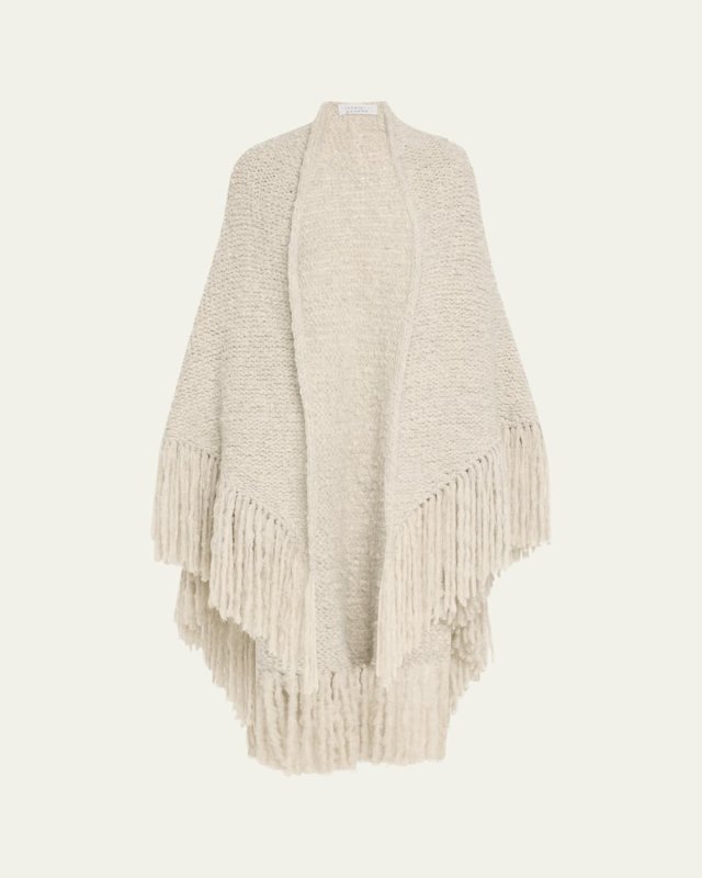 Lauren Fringe Cashmere Wrap