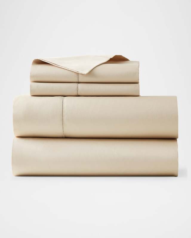 Organic Sateen Flat Sheet, QUEEN
