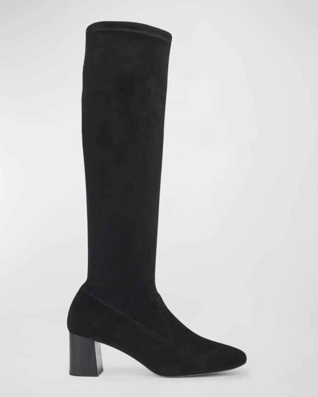 Davina Suede Knee Boots